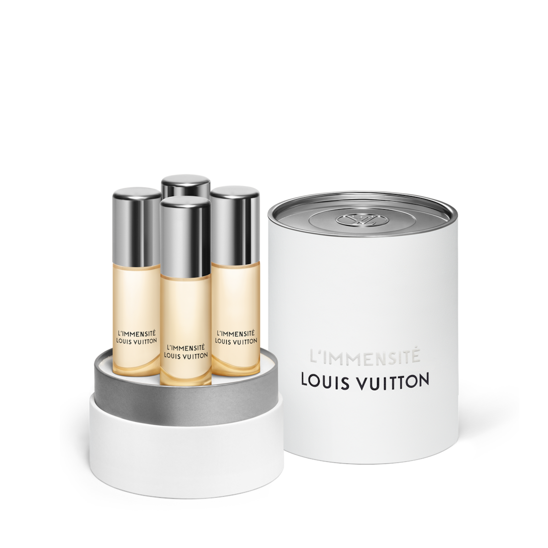 LOUIS VUITTON L'IMMENSITÉ ガラス瓶 2個セット LOUIS VUITTON L'IMMENSITÉ ガラス瓶 2個セット